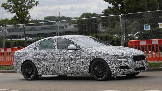 Second-generation Jaguar XF spied for the first time