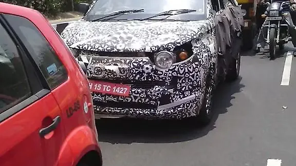 Mahindra S101 prototypes spotted testing Mahindra S101 prototypes spotted testing