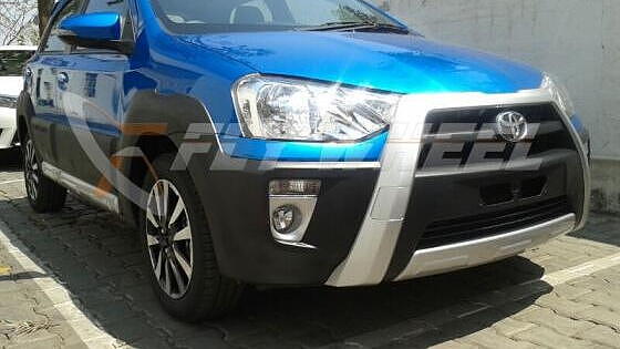 Toyota Etios Cross spotted uncamouflaged at a dealership