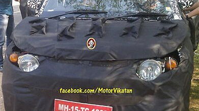 Mahindra S 101 spied in testing 
