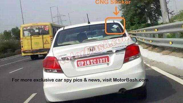 Honda Amaze CNG spotted testing