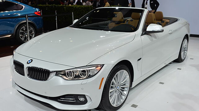 2014 variant of the BMW 4 Series Convertible displayed at the LA Motor Show