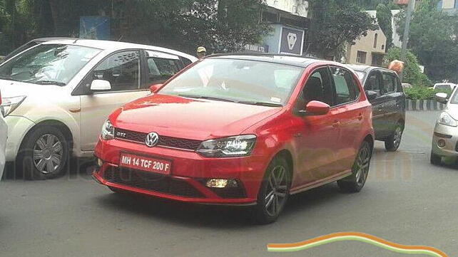 VW Polo GTI spotted on test in India