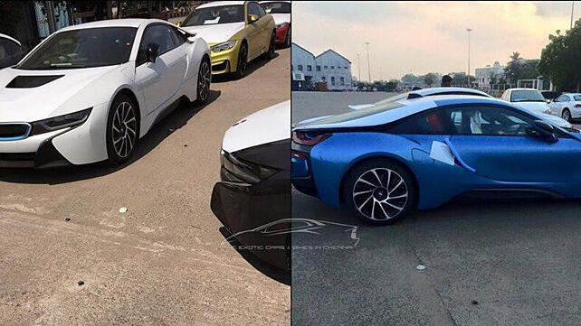 BMW i8 spotted in Chennai before its official launch this month
