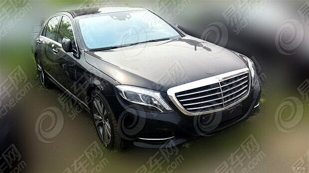 Mercedes-Benz S400 Hybrid spotted testing in China 