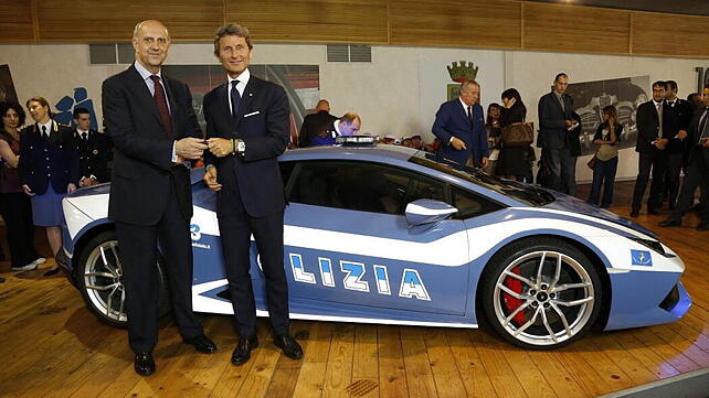 Lamborghini Huracán added to Italian police fleet