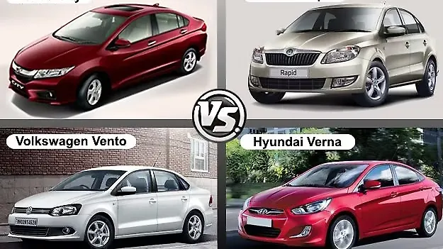 2014 Honda City vs Volkswagen Vento vs Hyundai Verna vs Skoda Rapid 2014 Honda City vs Volkswagen Vento vs Hyundai Verna vs Skoda Rapid