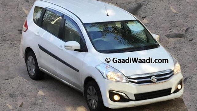 Maruti Suzuki's facelifted Ertiga spied without camouflage