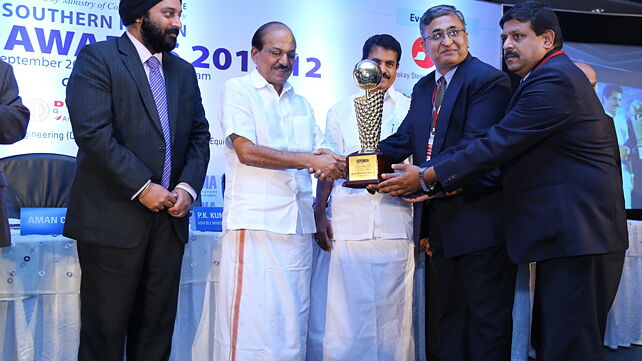 Hyundai Motor India receives ‘Top exporter of the year’ Award for 2011-12 by EEPC India