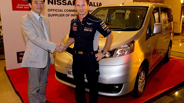 Nissan Evalia drove fourth-time world-champion Infiniti Red Bull racing team at Grand Prix