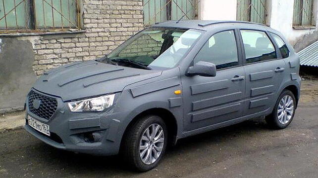 Datsun mi-DO hatchback spied in Russia