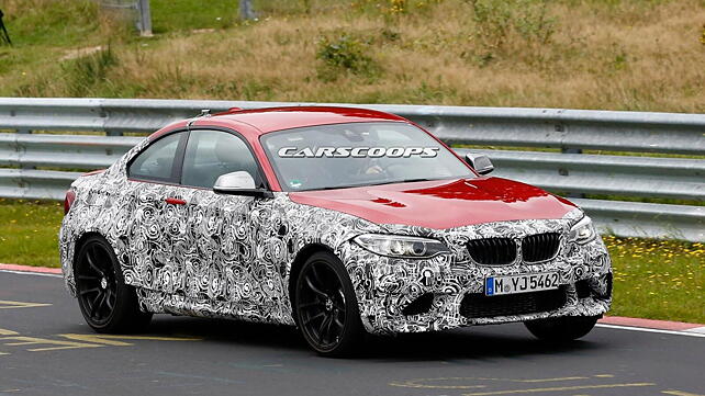 BMW M2 production ready test mule spotted at the Nurburgring