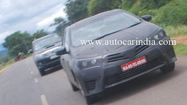 2014 Toyota Corolla spotted testing in India