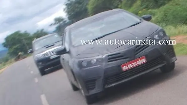 2014 Toyota Corolla spotted testing in India 2014 Toyota Corolla spotted testing in India