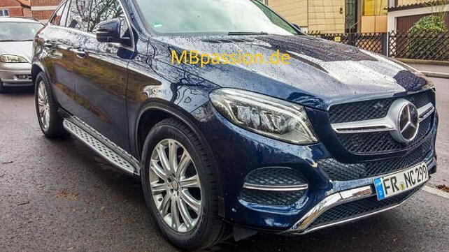 Mercedes GLE coupe spied in public