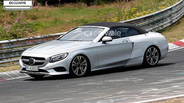 Mercedes-Benz S-Class Cabriolet spotted testing