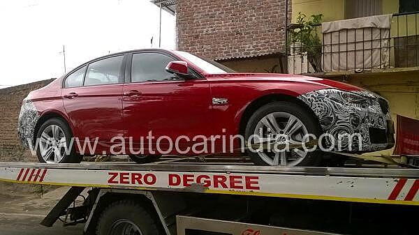 2016 BMW 3 Series spied in India