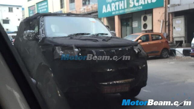 New Mahindra Bolero spied on test in Chennai