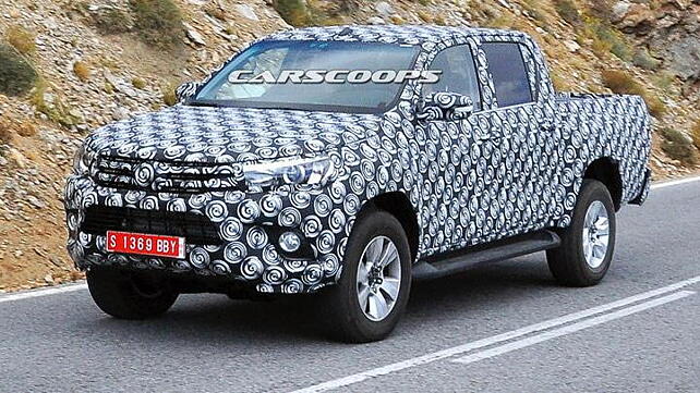 Toyota Hilux eighth generation spied testing in Europe