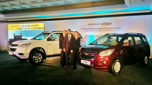 Chevrolet India unveils the Spin MPV Chevrolet India unveils the Spin MPV