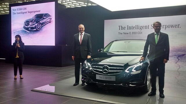 Mercedes-Benz E350 CDI launched at Rs 57.42 lakh