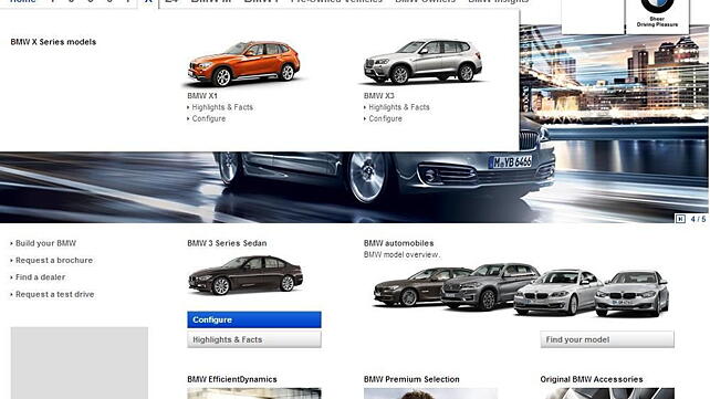 BMW India pulls off the old X5 from its website