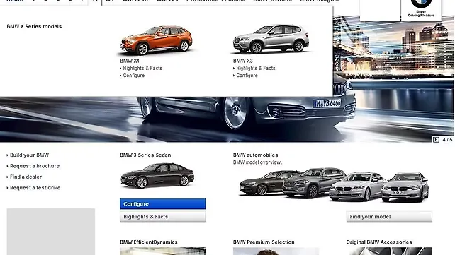 BMW India pulls off the old X5 from its website BMW India pulls off the old X5 from its website