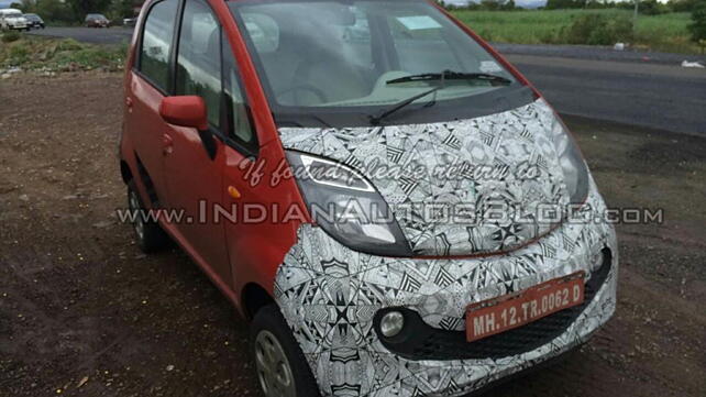 Tata Nano AMT with openable boot lid spotted testing