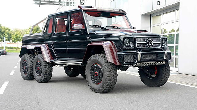 Brabus works on the G63 AMG 6X6