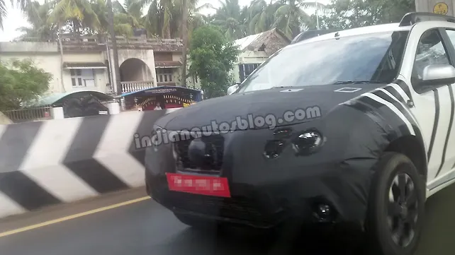 Nissan Terrano spotted testing in Chennai for the first time Nissan Terrano spotted testing in Chennai for the first time