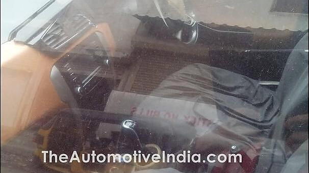 Tata Bolt with orange dashboard spied in South India