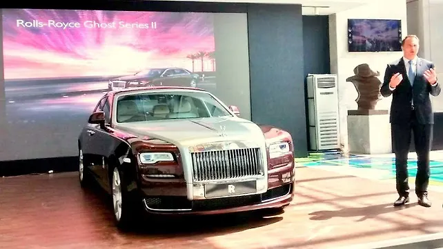 Rolls-Royce Ghost Series II launched at Rs 4.5 crore Rolls-Royce Ghost Series II launched at Rs 4.5 crore