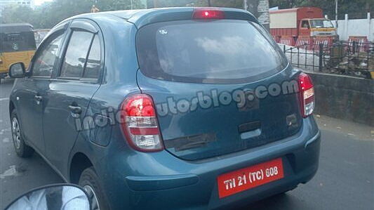 Low cost Nissan Micra spied again but with a facelift