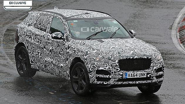 Jaguar F-Pace spotted testing at Nurburgring