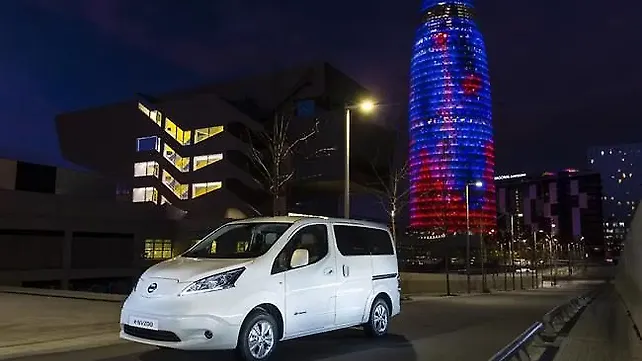 Nissan’s fully electric e-NV200 unveiled at Geneva Nissan’s fully electric e-NV200 unveiled at Geneva