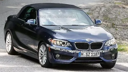 BMW 2 Series convertible spotted testing again BMW 2 Series convertible spotted testing again