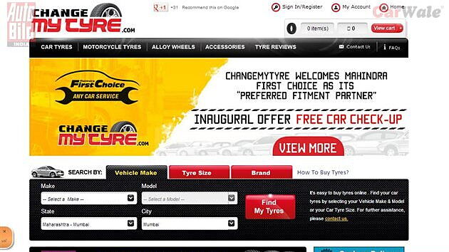 ChangeMyTyre.com ties up with Mahindra First Choice Services Ltd