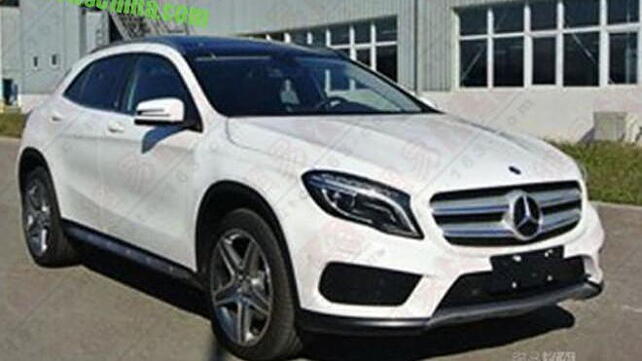 China-made Mercedes-Benz GLA spied