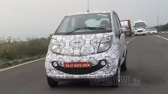 Tata Nano AMT spied testing Tata Nano AMT spied testing
