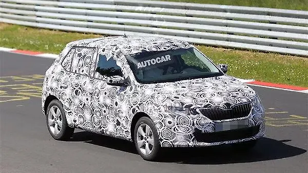 New Skoda Fabia spotted testing at the Nürburgring New Skoda Fabia spotted testing at the Nürburgring