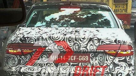 2014 Audi A8 spied testing in Pune
