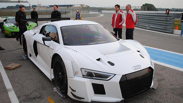 Second generation Audi R8 LMS spotted at Paul Ricard Circuit
