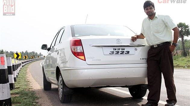 Tata Manza clocks a mileage of 46.33 km per litre