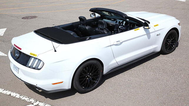 First picture of RHD spec 2015 Ford Mustang released