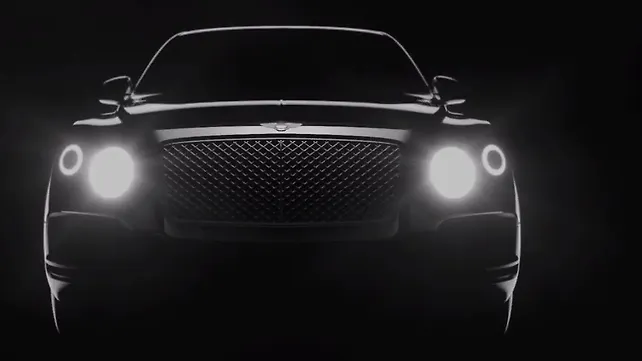 Bentley teases its upcoming SUV in a short video Bentley teases its upcoming SUV in a short video