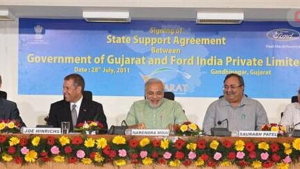 Ford announces manufacturing plant in Gujarat