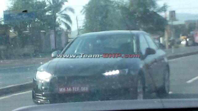 New Audi A4 spotted testing in India