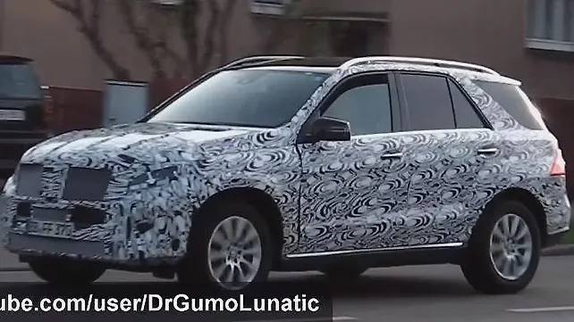 Mercedes-Benz M-Class facelift spied in Germany Mercedes-Benz M-Class facelift spied in Germany