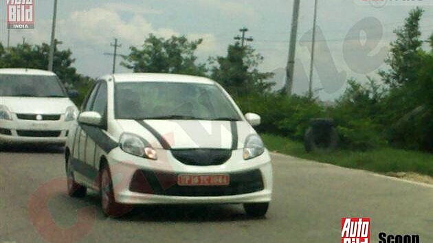 Honda Brio spotted while testing – SCOOP PICTURES