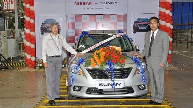 Nissan commences the production of Sunny